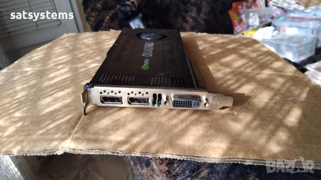 Видео карта Nvidia Quadro K4000 3GB GDDR5 192bit PCI-E, снимка 2 - Видеокарти - 54621262