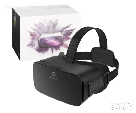 Очила за мобилни телефони VR Destek V5, За виртуална реалност, Висока разделителна способност, Зрите