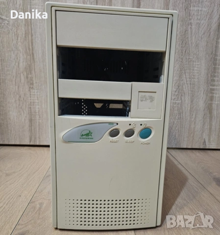 Ретро AT компютърна кутия със работещо захранване 286 386 486 