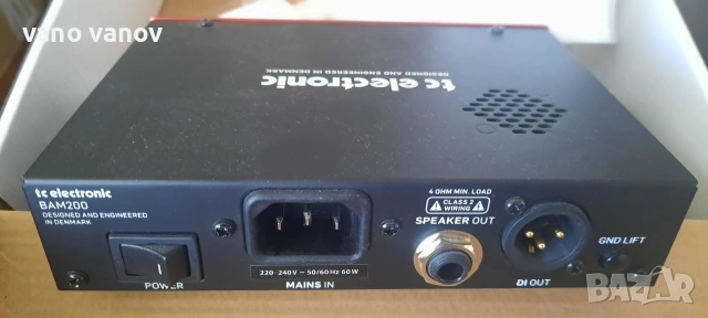 TC Electronic BAM200 Транзисторен усилвател за бас, снимка 2 - Други - 55159238