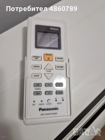 Инверторен Климатик Panasonic 12 Топ състояние 249 евро, снимка 5 - Климатици - 55166118