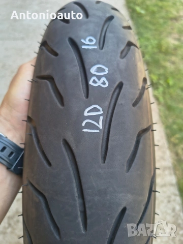 Bridgestone Battlax Sc 120 80 16 60P гуми мотоциклет гума, снимка 2 - Гуми и джанти - 55144148
