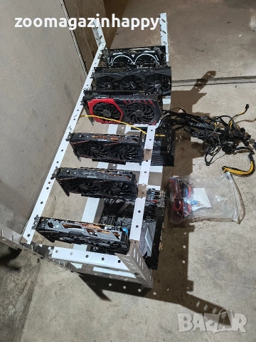 Копачка mining rig, снимка 13 - Видеокарти - 54399153