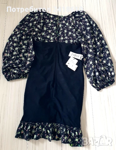 Sandro Paris Floral Dress Womens  Size 38 / S НОВО! ОРИГИНАЛ! Дамска  Рокля!, снимка 3 - Рокли - 54645614