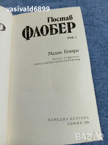 Гюстав Флобер - избрано том 1, снимка 5 - Художествена литература - 55477943