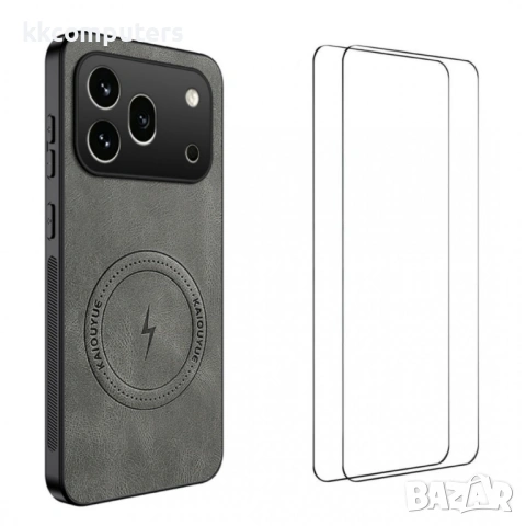 WANLONFENG SD Магнитен Калъф за Honor 600 Pro 5G / 600 5G - PC+TPU, Nappa текстура, 2 стъкла, 4 цвят