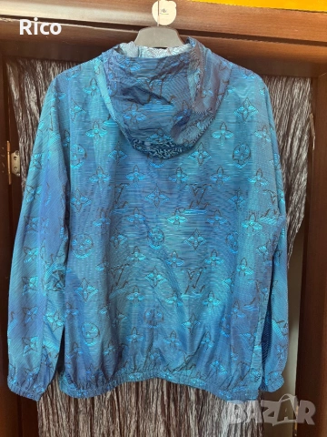 Louis Vuitton 2054 Printed Windbreaker Hoodie Jacket , снимка 6 - Якета - 54774490