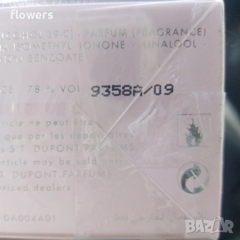 Dupont rose 100ml оригинален , снимка 3 - Дамски парфюми - 54396843
