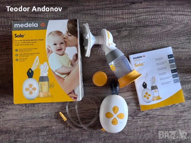 Електрическа помпа за кърма Medela Solo, снимка 2 - Помпи за кърма - 55225925