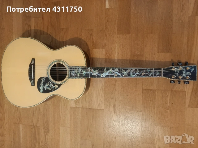 Изцяло солидна лютиерска акустична китара , снимка 2 - Китари - 54288268