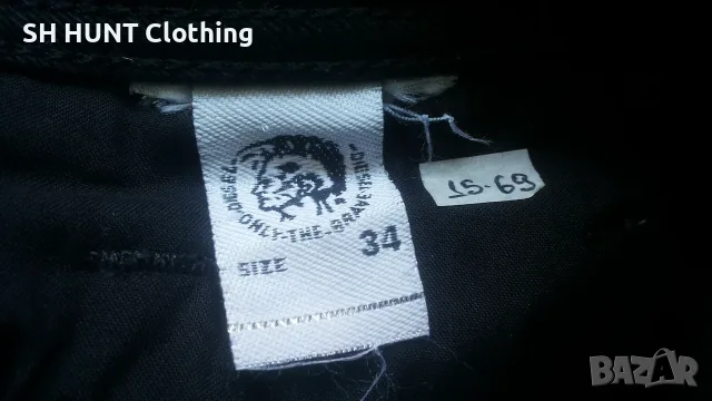 DIESEL LARKEE BEEX Regular Tapered Stretch Jeans Размер 34 / 32 мъжки еластични дънки 15-69, снимка 12 - Дънки - 55494927