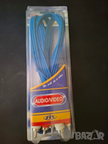 2 броя RCA (audio/video) кабели ZIS Electronics – нови