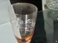 стари стъклени чаши цветно стъкло , снимка 3