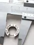 Сребърни обеци BVLGARI с Циркони, снимка 4