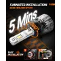 ЧИСТО НОВИ Запечатани LED Крушки SEALIGHT S6 (9005 / HB3) - 70W 18000LM 6500K  , снимка 3