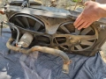 радиатор и радиатор за климатик и перки vw 96 1.6i 101 ps, снимка 1