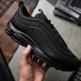 Nike Air Max 97 Triple Black Edition Мъжки Маратонки С Кутия👟Мъжки Спортни Обувки Код S452, снимка 1
