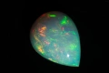 Естествен етиопски опал 2.86ct 13x9.8mm капка кабошон, снимка 1