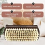 Нова SHASH Handmade Ръчно изработена четка за нокти и ръце термобукова дървесина , снимка 3