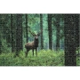 Пъзел Елен в Гората Luna 1000 Части – Deer in the Forest 73x48 см, снимка 2