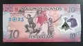 Соломонови острови. 10 долара. Полимер. 2023 година.UNC. , снимка 1