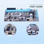H81 дънна платка LGA1150 DDR3 M.2 NVMe HDMI mATX, снимка 4