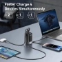 Бързо зареждаща се външна батерия 18400mAh 65W, преносимо зарядно за лаптоп, снимка 4
