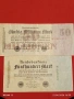 Две райхбанкноти 50 милиона марки 1923г. / 500 марки 1922г. Германия редки за КОЛЕКЦИЯ 28221, снимка 1