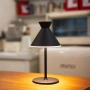 LED акумулаторна регулируема настолна лампа димируема височина 2CCT 3000/6000K USB-C – Черна, снимка 3