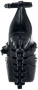 "Gothic Pumps" High Heel black by Ocultica Spine Гигър, готик+подарък!к обувки на висок ток, снимка 3