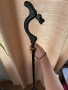 Сгъваем телескопичен бастун Wellpro Walking Stick с LED фенерче и широка основа Туристическа щека, снимка 1