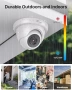 Нова Куполна CCTV камера Loocam 2MP 1080P IR IP66 за видеонаблюдение, снимка 8