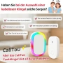 CallToU LED цветен безжичен звънец за възрастни хора, без батерия - светлинен звънец за хора , снимка 4