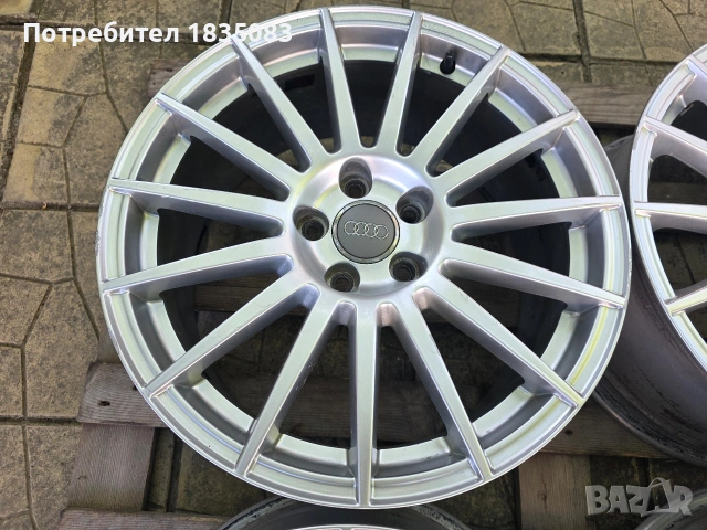 Лети джанти 18ки 5х112 Audi, снимка 4 - Гуми и джанти - 55080604