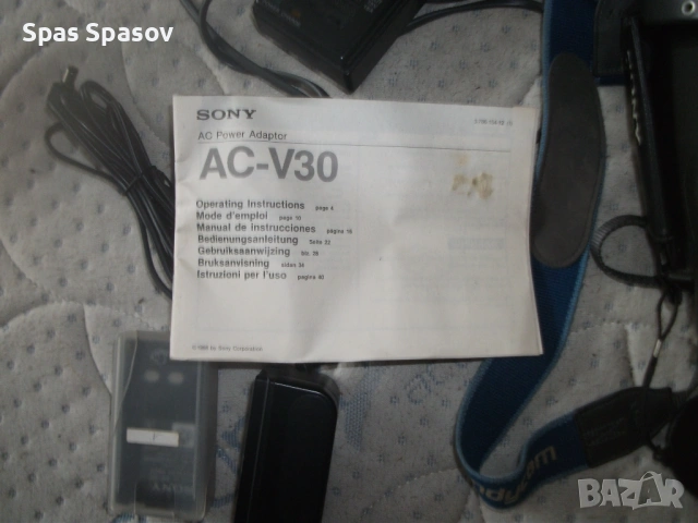 2 камери SONY Hi 8 за части или ремонт, снимка 10 - Камери - 54477043
