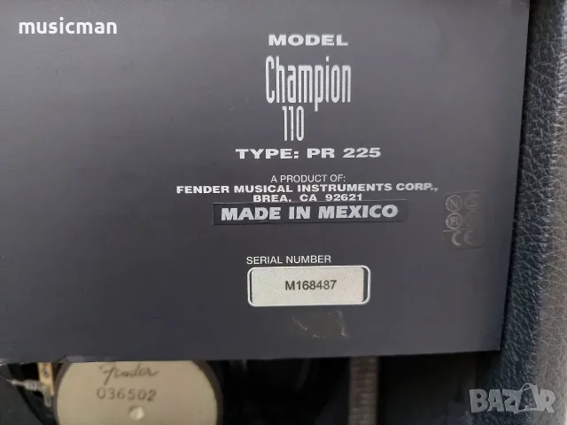 Китарно комбо Fender Champion 110, снимка 5 - Китари - 55658556