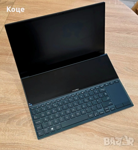 ASUS ZenBook Duo UX482 | i7-1195G7, 16GB, 512GB SSD | 2хТъч екрана, снимка 2 - Лаптопи за работа - 55148755