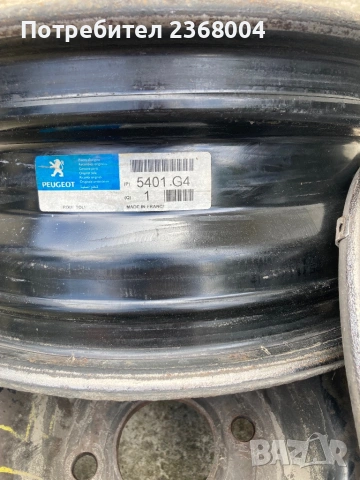 Metalni djanti za pejo206 Oridinalni, снимка 6 - Гуми и джанти - 54484556