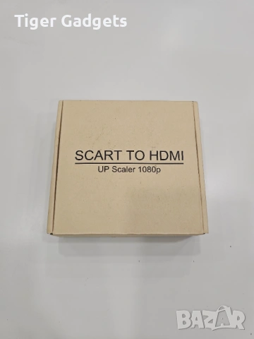 KUYIA SCART към HDMI конвертор – Full HD адаптер 720p/1080p (алуминиев корпус)  KUYIA SCART to HDMI , снимка 5 - Части и Платки - 53975656