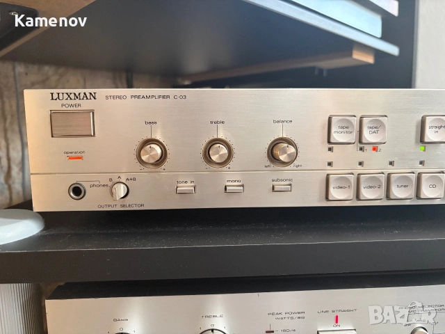 Luxman C-03 Class A, снимка 2 - Ресийвъри, усилватели, смесителни пултове - 54981678
