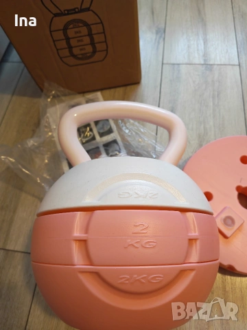 Пудовка регулируема 2-10кг, снимка 3 - Фитнес уреди - 54182788