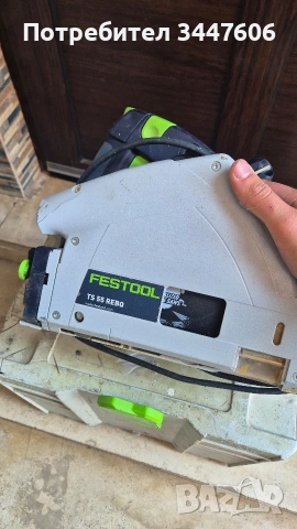 Потапящ циркуляр Festool TS 55 REBQ, снимка 7 - Други инструменти - 54346685