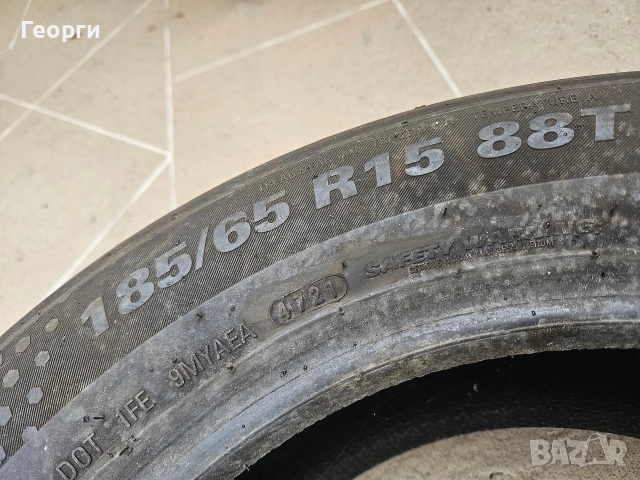 Kumho 185/65/15 летни, снимка 3 - Гуми и джанти - 55213450