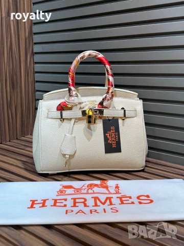 Hermes Нова Дамска Кожена Чанта Ерме Различни Цветове , снимка 8 - Чанти - 55288839