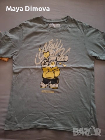 Тениски Zara и Benetton 140cm., снимка 5 - Детски тениски и потници - 54063290