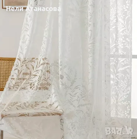 Красиви пердета-4 метра, снимка 2 - Пердета и завеси - 55570954