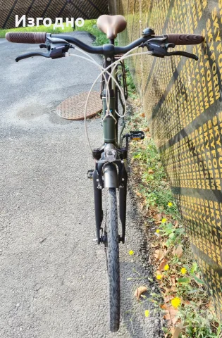 Градски-трекинг велосипед Btwin Hoprider 500, снимка 10 - Велосипеди - 55406619
