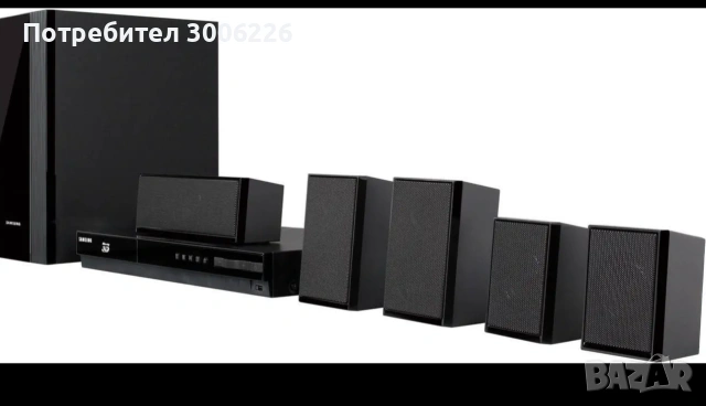 Система за домашно кино Samsung HT-E4500 5.1Ch 3D Blu-ray WiFi,1000W Theater System