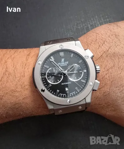 Hublot мъжки часовник автоматик, снимка 10 - Луксозни - 55509643