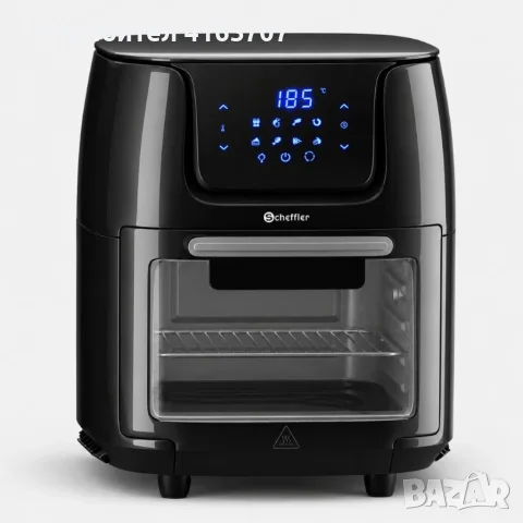 Фритюрник с горещ въздух XXL 4в1, 12L, 1800W – Фурна, грил и дехидратор, снимка 7 - Фритюрници - 55657251
